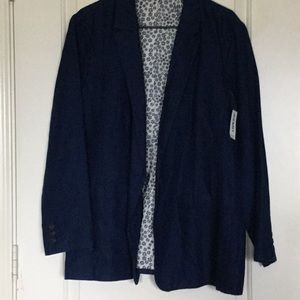 Navy blue blazer